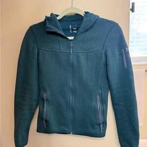 Arc'teryx Dark Teal Women's Full-Zip Fleece Jacket Hoody